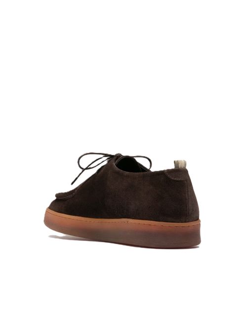 Scarpe Derby in Pelle Scamosciata Marrone Officine Creative | OCUAMBI003LIC36G110NATURALE SCURO